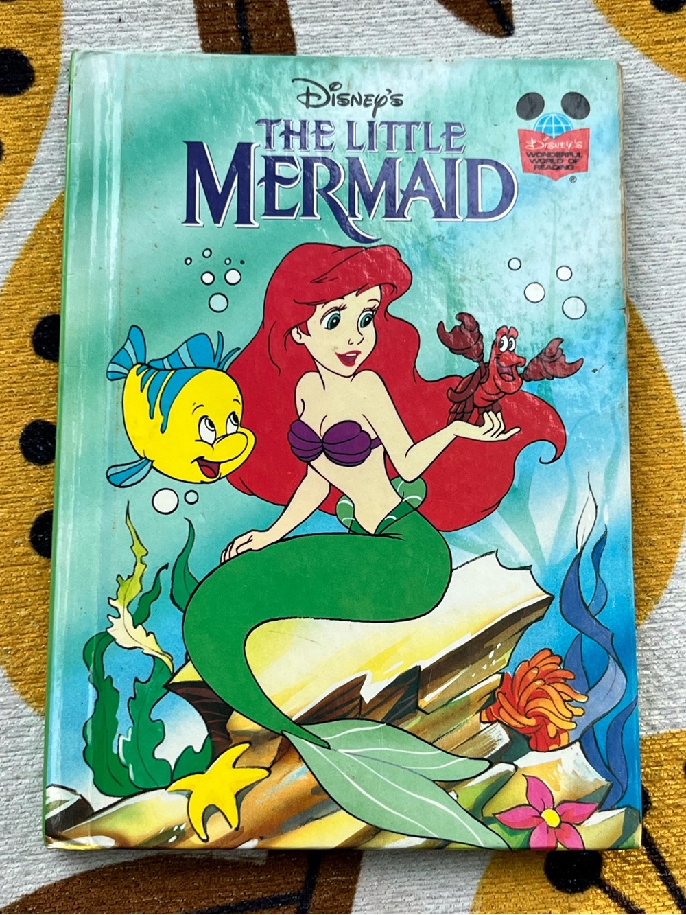 Vintage 1993 Disney The Little Mermaid Hardcover First American Edition